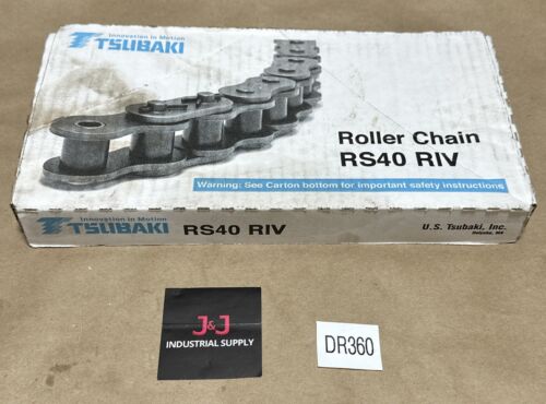 BRAND NEW- Tsubaki Roller Chain RS40 RIV 10ft/3.048m Length || FAST SHIPPED 🇺🇸 Main Image