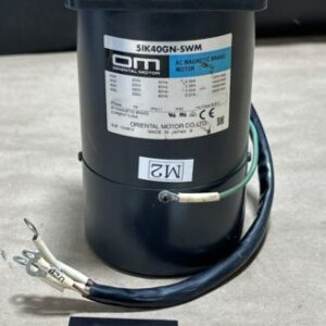 PREOWNED- Oriental AC Magnetic Brake Motor 5IK40GN-SWM 3Ph 40W 230V 1300/1600RPM - Image 1
