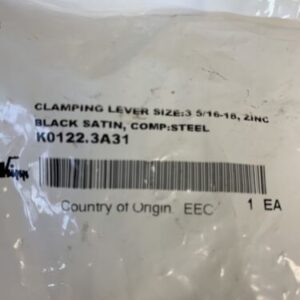 KIPP K0122.3A31 Handle,5/16"-18,Zinc (Lot Of 4) New Sealed Bags Fast Shipping! - Image 3