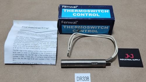 Fenwal 01-017002-000 Thermoswitch Control 5/10A 120/240Vac -100-600°F Warranty Main Image