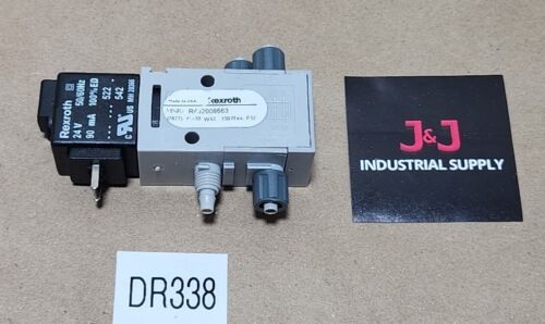 *NEW SURPLUS* Rexroth R432008663 Directional Control Valve 4-Way 24V + Warranty! Main Image