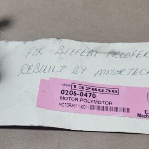 *REBUILT* Polymotor Italiana S.p.A. DC Permanent Magnet Motor 200V 450W Warranty - Image 10