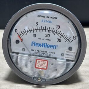 NEW- Dwyer Magnehelic 190943-00 Flex-Kleen Pressure Gauge 0-15β H2O (0-38cm)πΊπΈ - Image 3