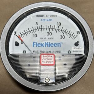 NEW- Dwyer Magnehelic 190943-00 Flex-Kleen Pressure Gauge 0-15β H2O (0-38cm)πΊπΈ - Image 7