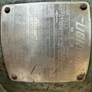 Lightnin Mixer Mod. ND-4 1.5HP 230/460V 1730RPM 5K184TGE238 ~ Warranty!! - Image 5