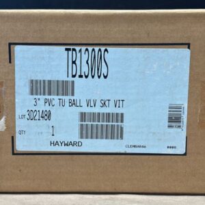 NEW OPEN BOX- Hayward TB1300S 3" PVC True Union Ball Valve SKT VIT || WARRANTY! - Image 2