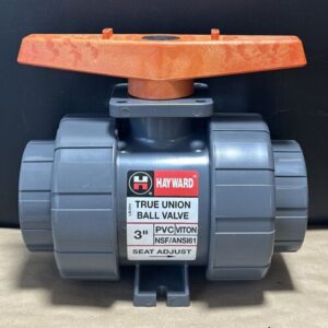 NEW OPEN BOX- Hayward TB1300S 3" PVC True Union Ball Valve SKT VIT || WARRANTY! - Image 3