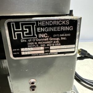 Hendricks Engineering 12” Vibratory Bowl Feeder 115V ~ Warranty - Image 3