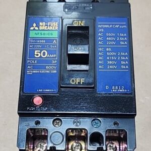 *NEW SURPLUS* Mitsubishi NF50-CS No-Fuse Circuit Breaker 50A 600Vac + Warranty! - Image 2