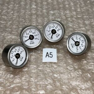 (4) SMC P/N ?? 0.1-0.6 Pressure Gauges for General Purpose NNB +Warranty - Image 1