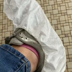 Disposable Shoe Covers White (Large Lot 12 Of These Are Non Slip) Size ? - Image 9