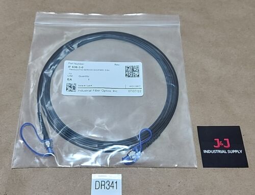 *NEW* Industrial Fiber Optics IF 636-3-0 Patchcord F/O Sercos GHCP4001 +Warranty Main Image