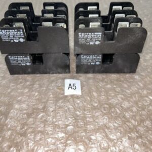 (4) SHAWMUT 30313 FUSE BLOCK 30A 600V 3P NNB - Image 1