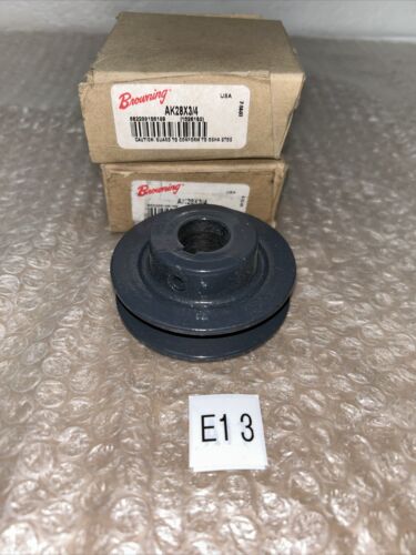 (2) Browning AK2834 - AK28X3/4 SHEAVES NIB (1 Sealed) Fast Shipping!+ Warranty Main Image