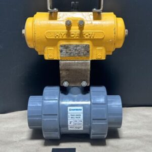 PREOWNED- EMERSON Hytork Actuator EIA-XL0071-S80-A00 W/ Hayward 2β True Union BV - Image 1