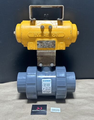PREOWNED- EMERSON Hytork Actuator EIA-XL0071-S80-A00 W/ Hayward 2β True Union BV Main Image