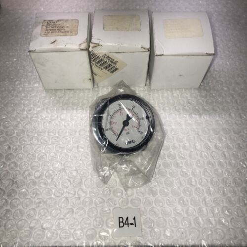 **NEW (LOT3) PRESSURE GAUGE 4278608 ROHS 60 PSI/MPA 1/4" NPT # Main Image