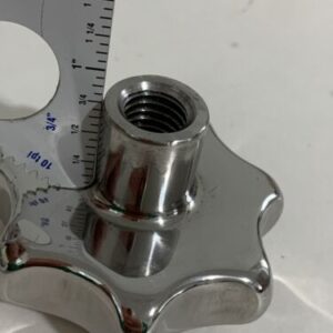 NEW!!! HEAVY DUTY!! NICE!! (Lot Of 2)303 SS Knob 1/2-13 Thread End Handle - Image 8