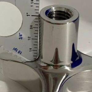 NEW!!! HEAVY DUTY!! NICE!! (Lot Of 2) 303 SS Knob 1/2-13 Through Thread - Image 6