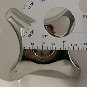 NEW!!! HEAVY DUTY!! NICE!! (Lot Of 2) 303 SS Knob 1/2-13 Through Thread - Image 8