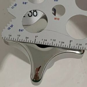 NEW!!! HEAVY DUTY!! NICE!! (Lot Of 2) 303 SS Knob 1/2-13 Through Thread - Image 9