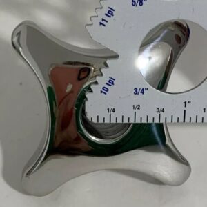 NEW!!! HEAVY DUTY!! NICE!! (Lot Of 2) 303 SS Knob 1/2-13 Through Thread - Image 10