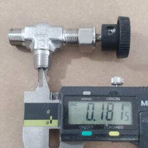 *NEW* Millipore P70818 SSP Needle Valve 1/8" Npt Male 3000Psi + Warranty! - Image 8