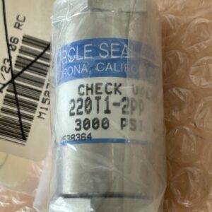 π || SEALED- Circle Seal Controls 1/4β SS Check Valve 220T1-2PP 3000PSI πΊπΈ - Image 2
