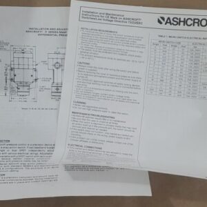 *NEW* Ashcroft PDAN4HB25 Differential Pressure Switch 10A 125/250Vac + Warranty! - Image 15
