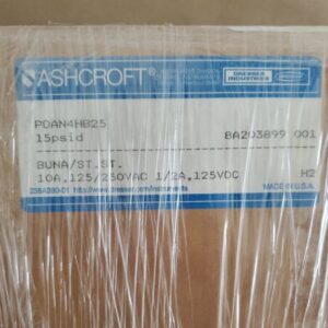 *NEW* Ashcroft PDAN4HB25 Differential Pressure Switch 10A 125/250Vac + Warranty! - Image 16