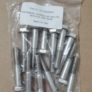 *NEW* Millipore SPK94000088 IP M10x60 Hexagonal Screw A4/80 316L + Warranty! - Image 2
