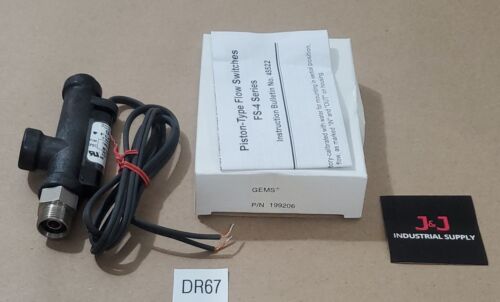 *BRAND NEW* GEMS Sensors 199206 Flow Switch 80cc/min Type FS-4 + Warranty! Main Image