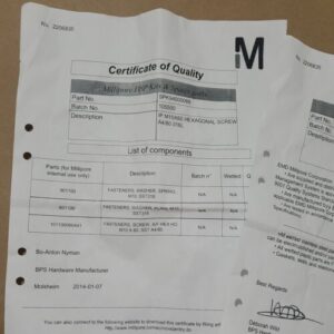 *NEW* Millipore SPK94000088 IP M10x60 Hexagonal Screw A4/80 316L + Warranty! - Image 10