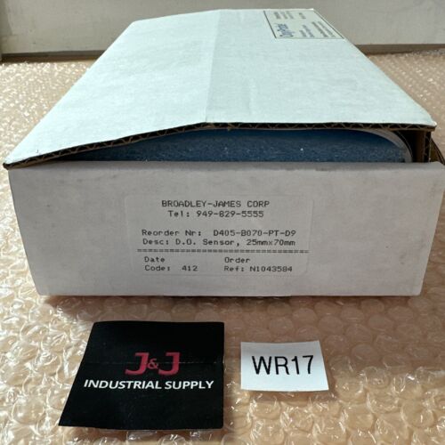 NEW- Broadly-James Polarographic Dissolved O2 Sensor D405-B070-PT-D9 25mmX70mm Main Image