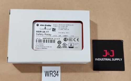 *NEW* Allen-Bradley 440R-N23114 Guardmaster MSR126.1T Safety Relay + Warranty! Main Image