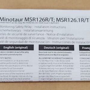 *NEW* Allen-Bradley 440R-N23114 Guardmaster MSR126.1T Safety Relay + Warranty! - Image 8