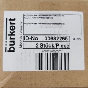 *BRAND NEW* BOX OF 2 Burkert 00682265 Adapter Kit 8697FA05D100/125 + Warranty! - Image 10