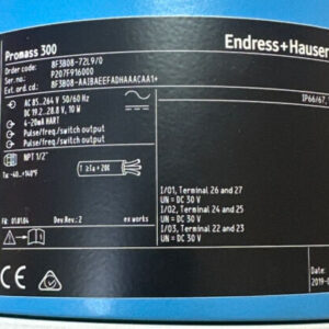 NEW- Endress Hauser Promass F 300 Coriolis Flow Meter 8F3B08-72L9/0 || FAST SHIP - Image 7