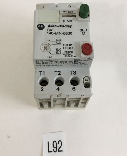 *Pre Owned* Allen Bradley 140-MN-0630 SER D + *Warranty* Main Image