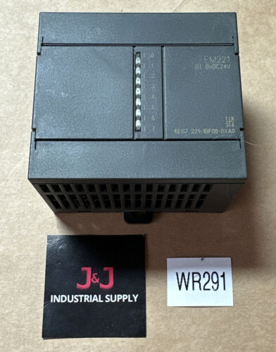 PREOWNED- Siemens Simatics S7 6ES7 221-1BF00-0XA0 EM221 Input Module || WARRANTY Main Image