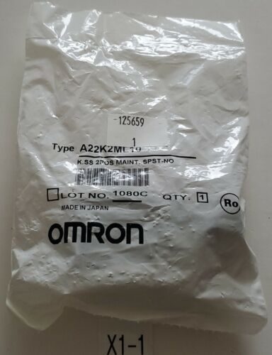 *NEW* OMRON A22K2ML10 SWITCH KEY LOCK 2POS MAINT SPST-NO 10A 110V + WARRANTY! Main Image