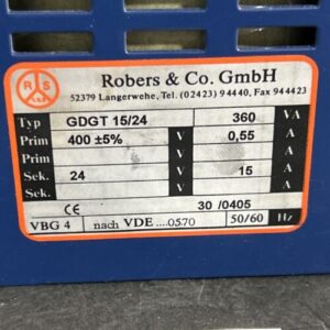 ROBERS & CO. GmbH GDGT 15/24 NNB Fast Shipping + Warranty - Image 2