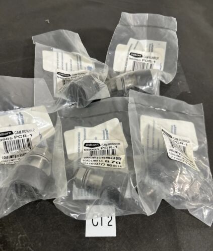 (5) Osborn PCR-1 Cam Runner 1" Dia. Cam Follower New In Sealed Individual Bags Main Image