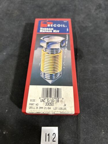 RECOIL Thread Repair Kit UNC 5/16-18. #33050 Fast Shipping! + Warranty Main Image
