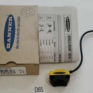 *NEW* Banner Engineering QS18VN6FPQ World Beam Mini Photoelectric Sensor 66223 - Image 1