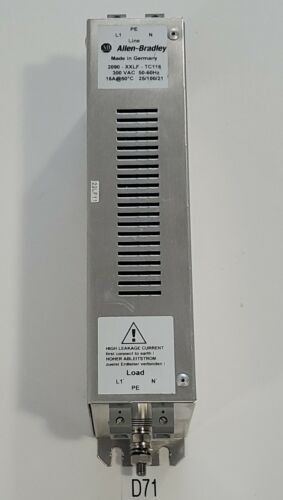 *PREOWNED* Allen-Bradley 2090-XXLF-TC116 Line Filter 300V 50-60 Hz 16A +Warranty Main Image