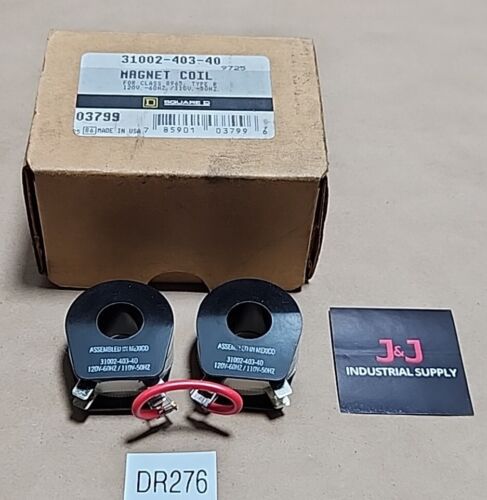 *NEW* Square D 31012-403-40 Set Of 2 Magnet Coils 110/120V 50/60Hz + Warranty! Main Image