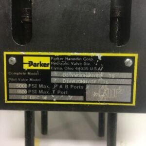 Parker D31VW30H4NYCF 75 Hydraulic Valve 5000 PSI Warranty! Fast Shipping! - Image 2