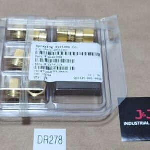 *NEW* [10] Spraying Systems 04803908 Brass Teejet Adapter 4676-1/4 + Warranty! - Image 1