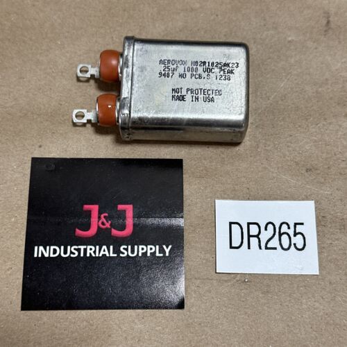 NEW NO BOX- Aerovox N02R1025AK23 Capacitor 25uf 1000Vdc Peak No PCBs + WARRANTY Main Image